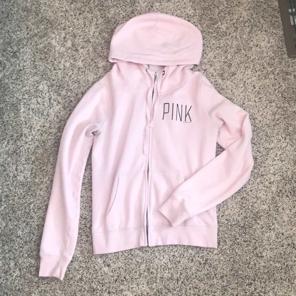 PINK zip up hoodie